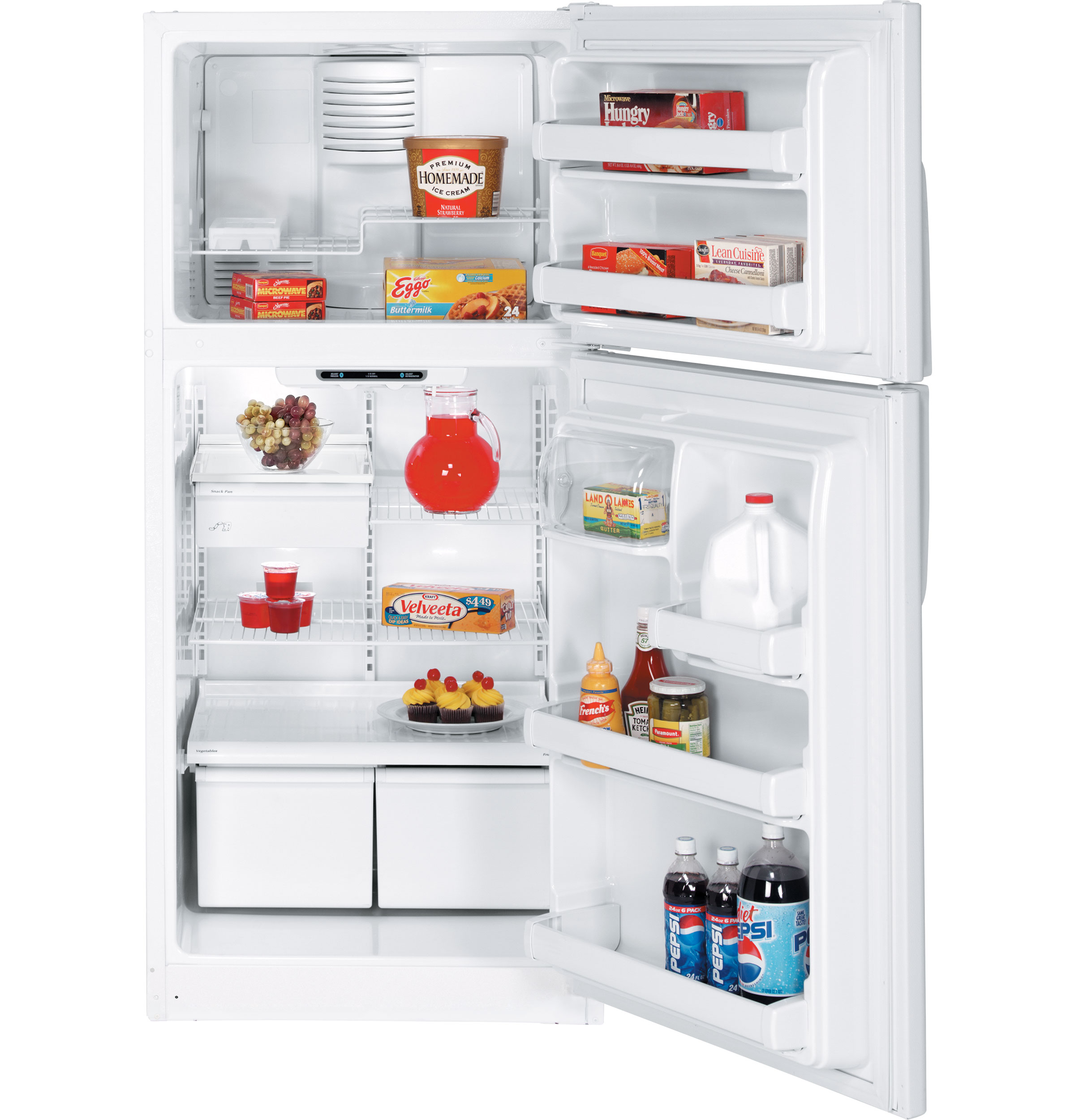 GE® 18.0 Cu. Ft. Top-Freezer Refrigerator