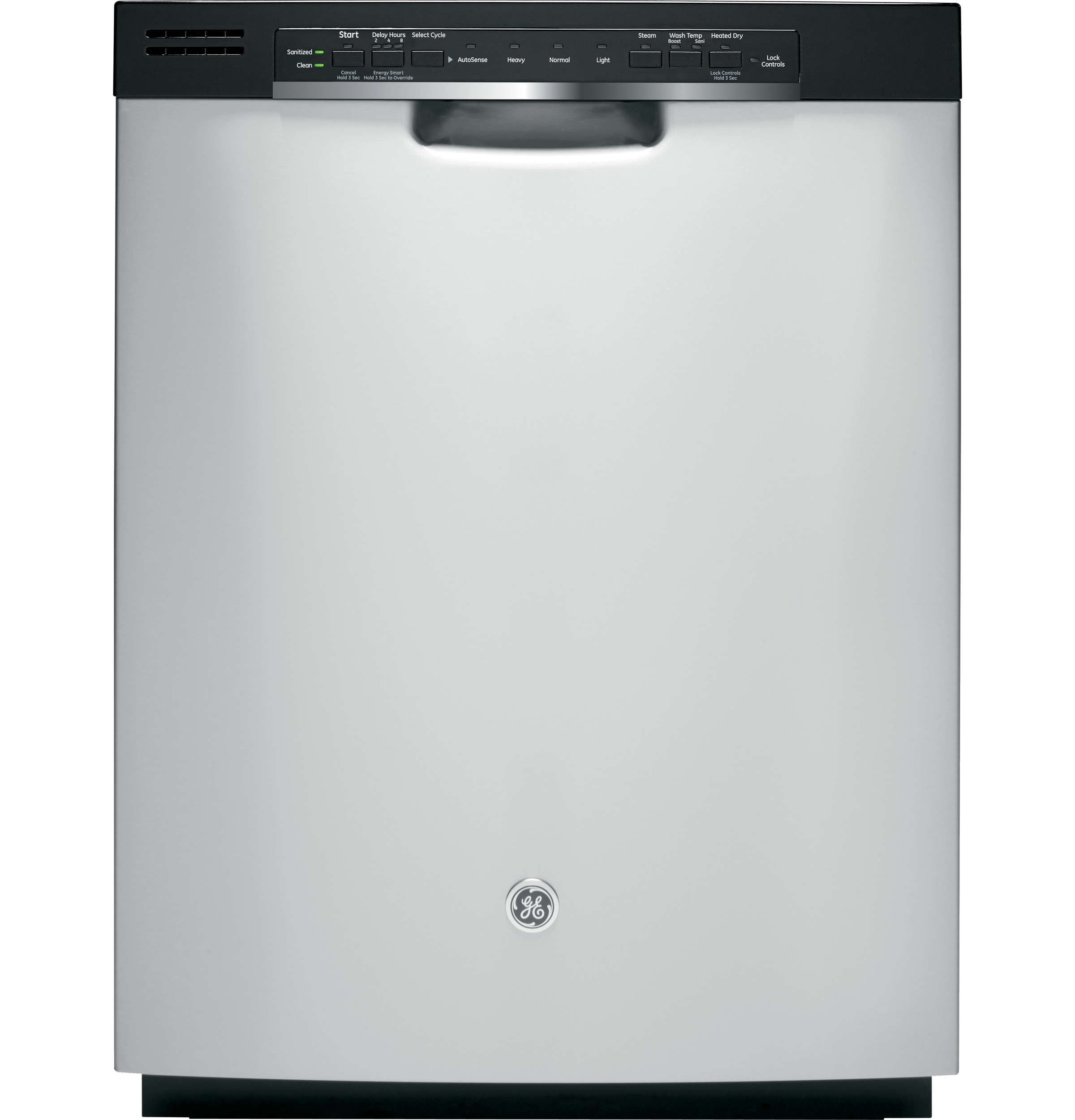 GE® Hybrid Stainless Steel Interior Dishwasher with Front Controls