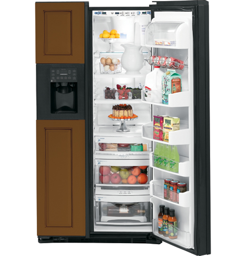 GE Profile™ Counter-depth 23.3 Cu. Ft. Side-by-Side Refrigerator with Dispenser
