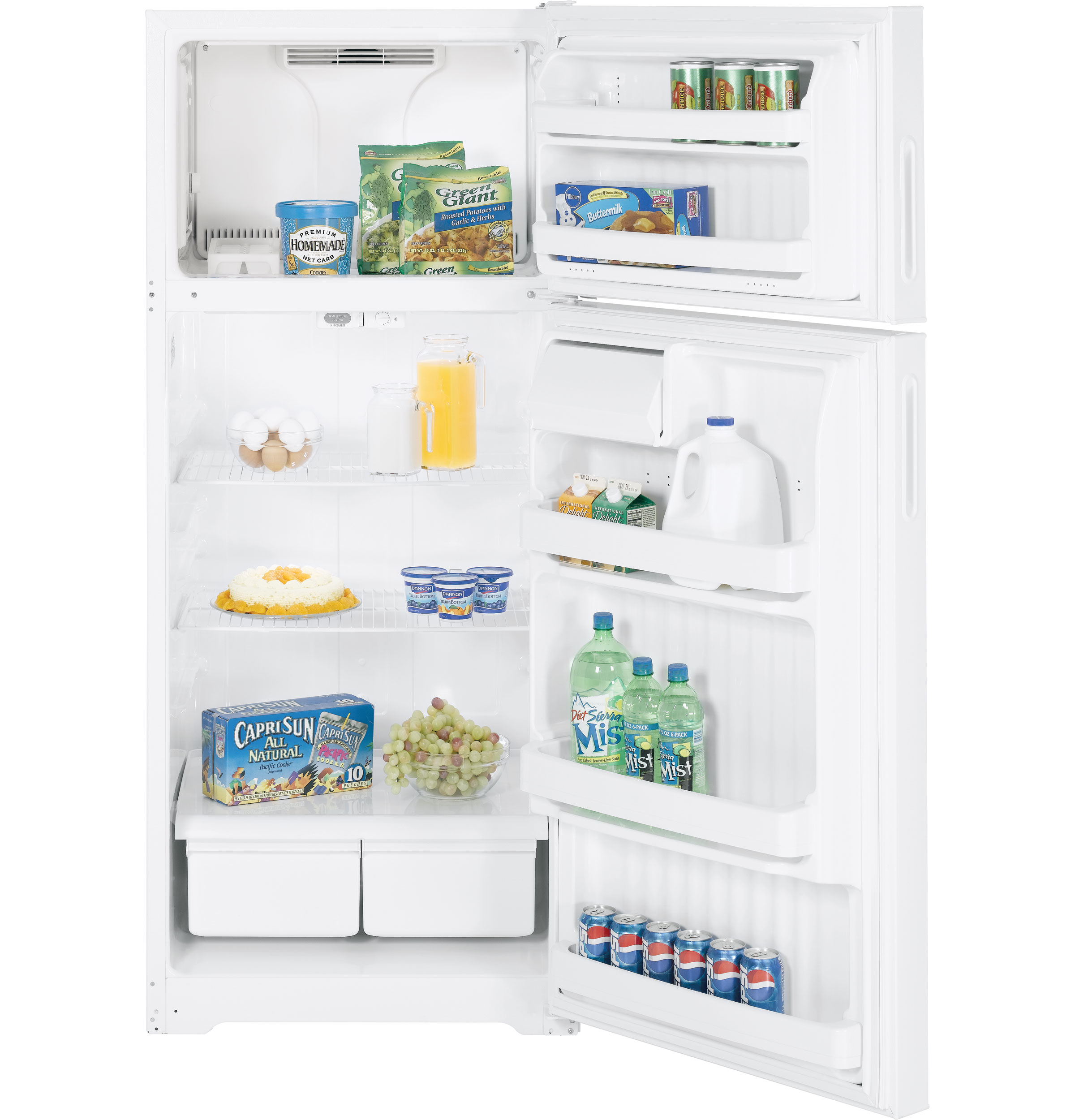 GE® 18.2 Cu. Ft. Top-Freezer Refrigerator