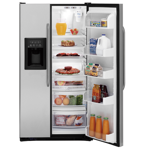 GE 25.4 Cu. Ft. Stainless Side-by-Side Refrigerator