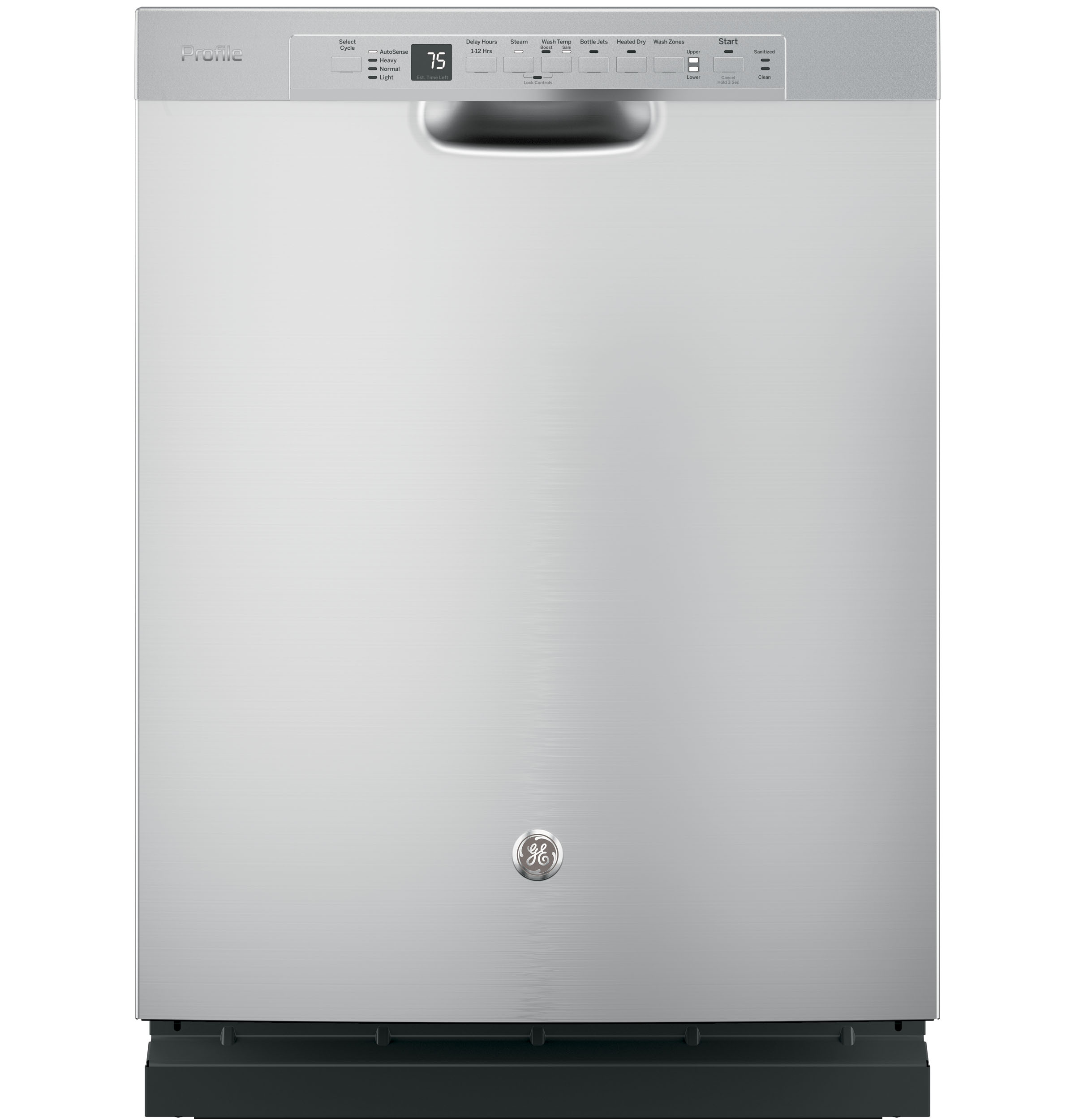 GE Profile™ Stainless Steel Interior Dishwasher with Front Controls