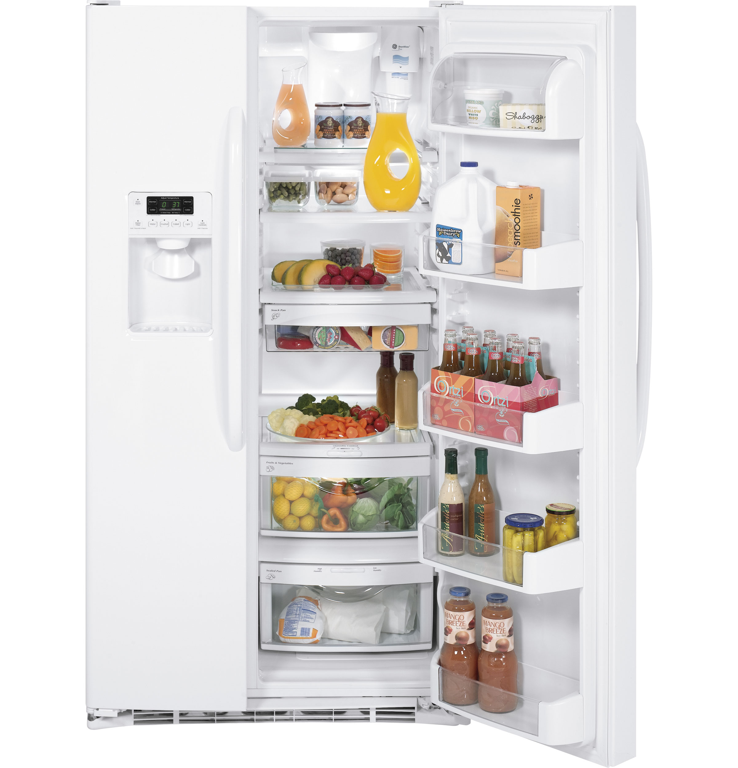 GE® ENERGY STAR® 25.9 Cu. Ft. Side-By-Side Refrigerator with Dispenser