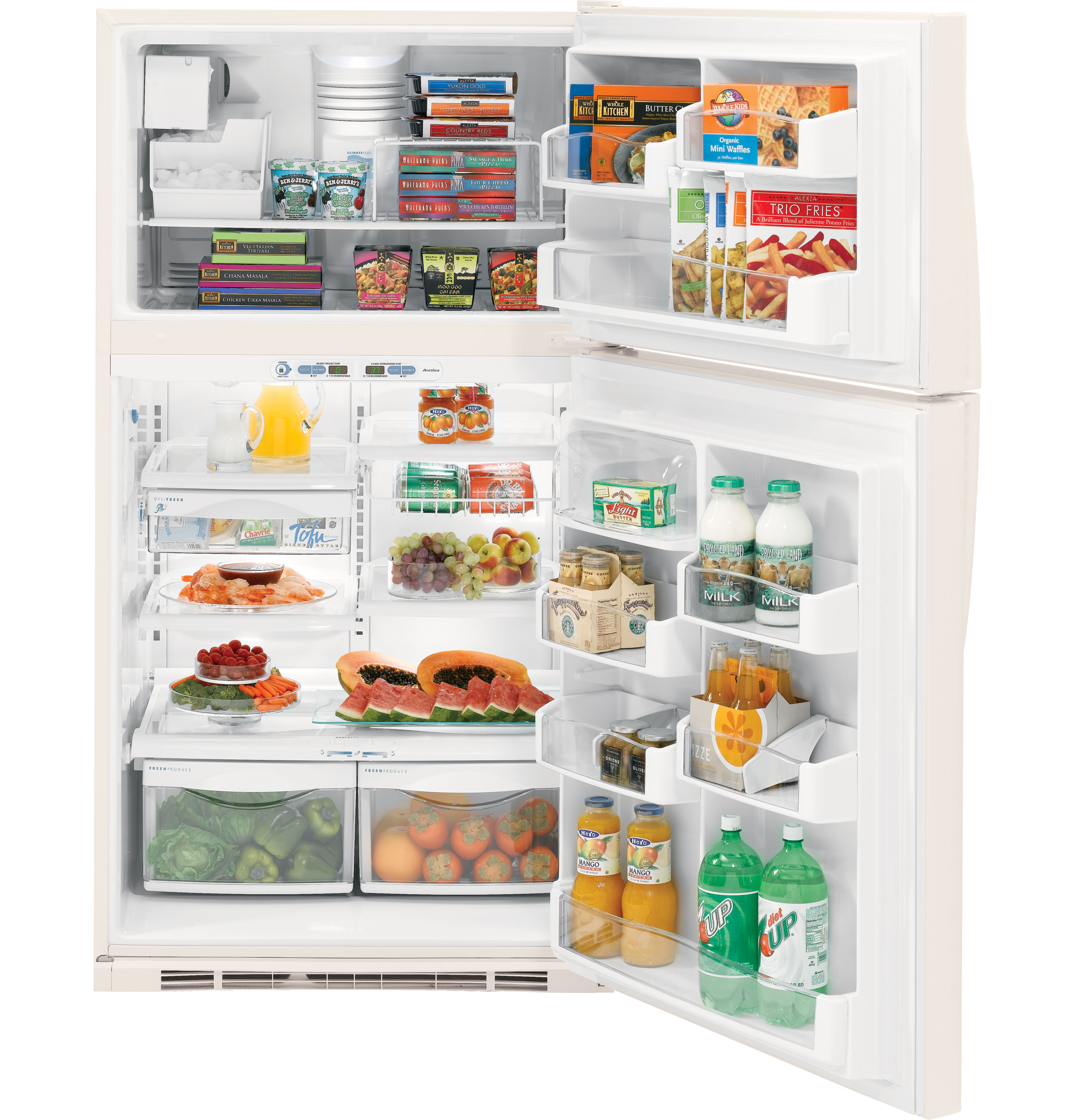GE Profile™ 21.7 Cu. Ft. Top-Freezer Refrigerator with Internal Dispenser