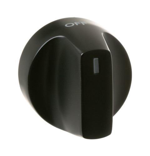 OVEN LIGHT/WARMING ZONE KNOB - FLAT BLACK