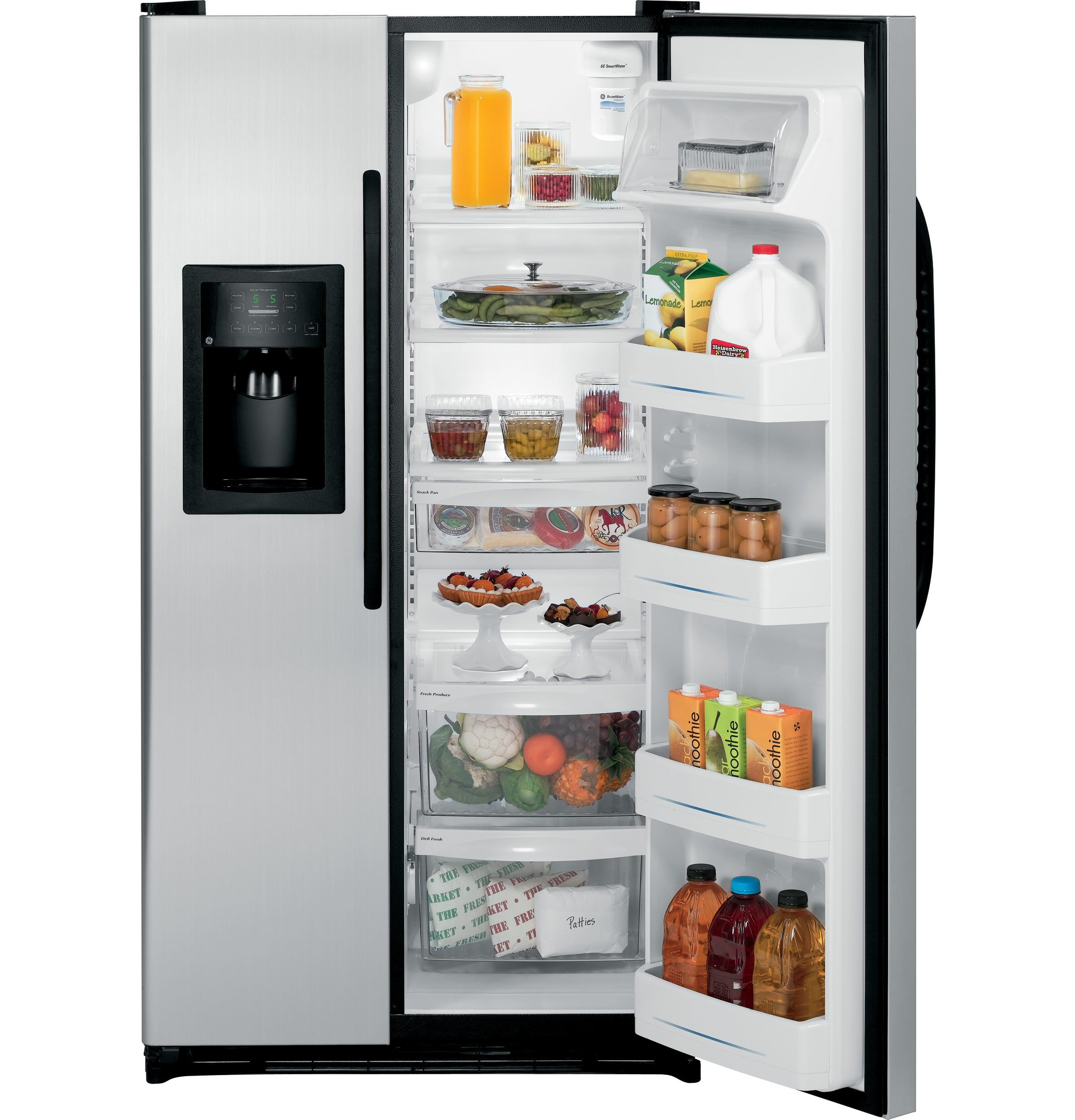 GE® ENERGY STAR® 22.0 Cu. Ft. Side-By-Side Refrigerator with Dispenser