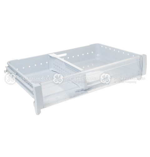 WHITE FREEZER UPPER BASKET W/ DIVIDER