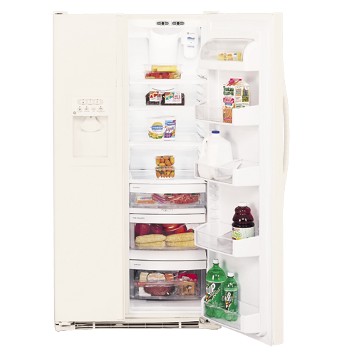 GE® 25.4 Cu. Ft. Side-By-Side Refrigerator with Dispenser