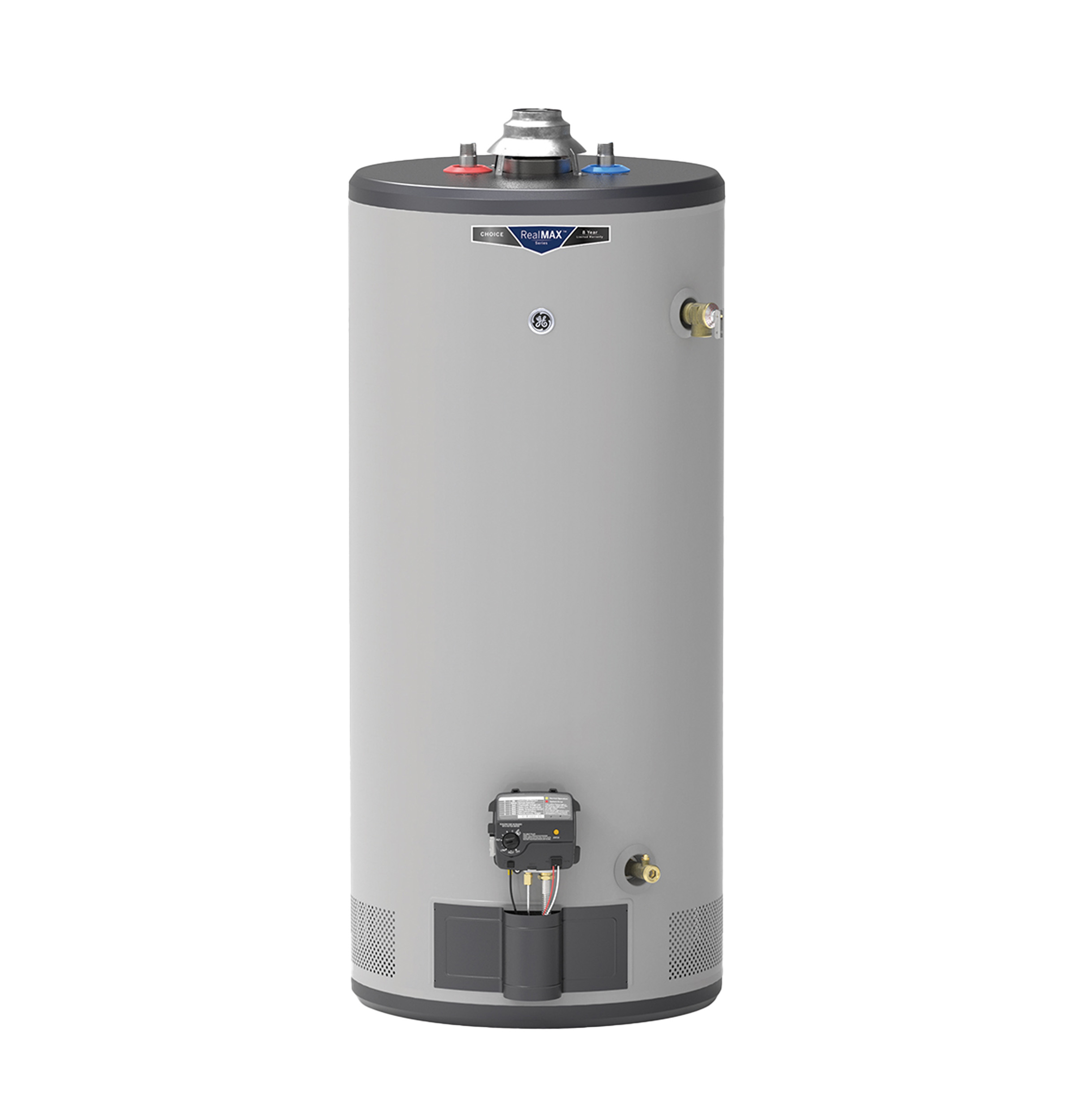 GE RealMAX Platinum 40-Gallon Short Natural Gas Atmospheric Water Heater
