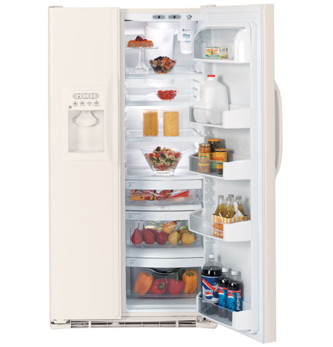 GE® 25.4 Cu. Ft. Side-By-Side Refrigerator with Dispenser
