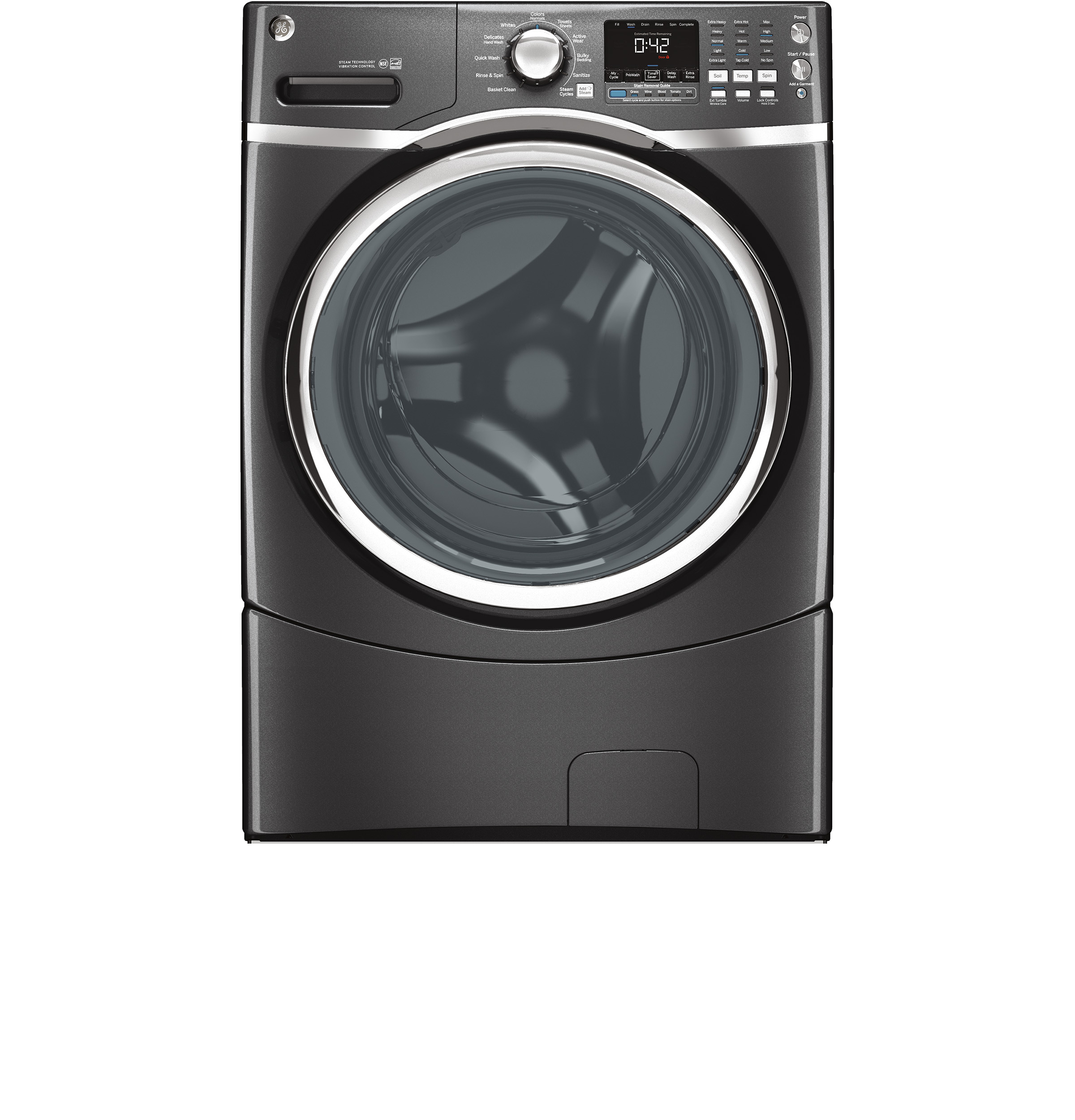 GE® ENERGY STAR® 4.3 DOE Cu. Ft. Capacity Frontload Washer