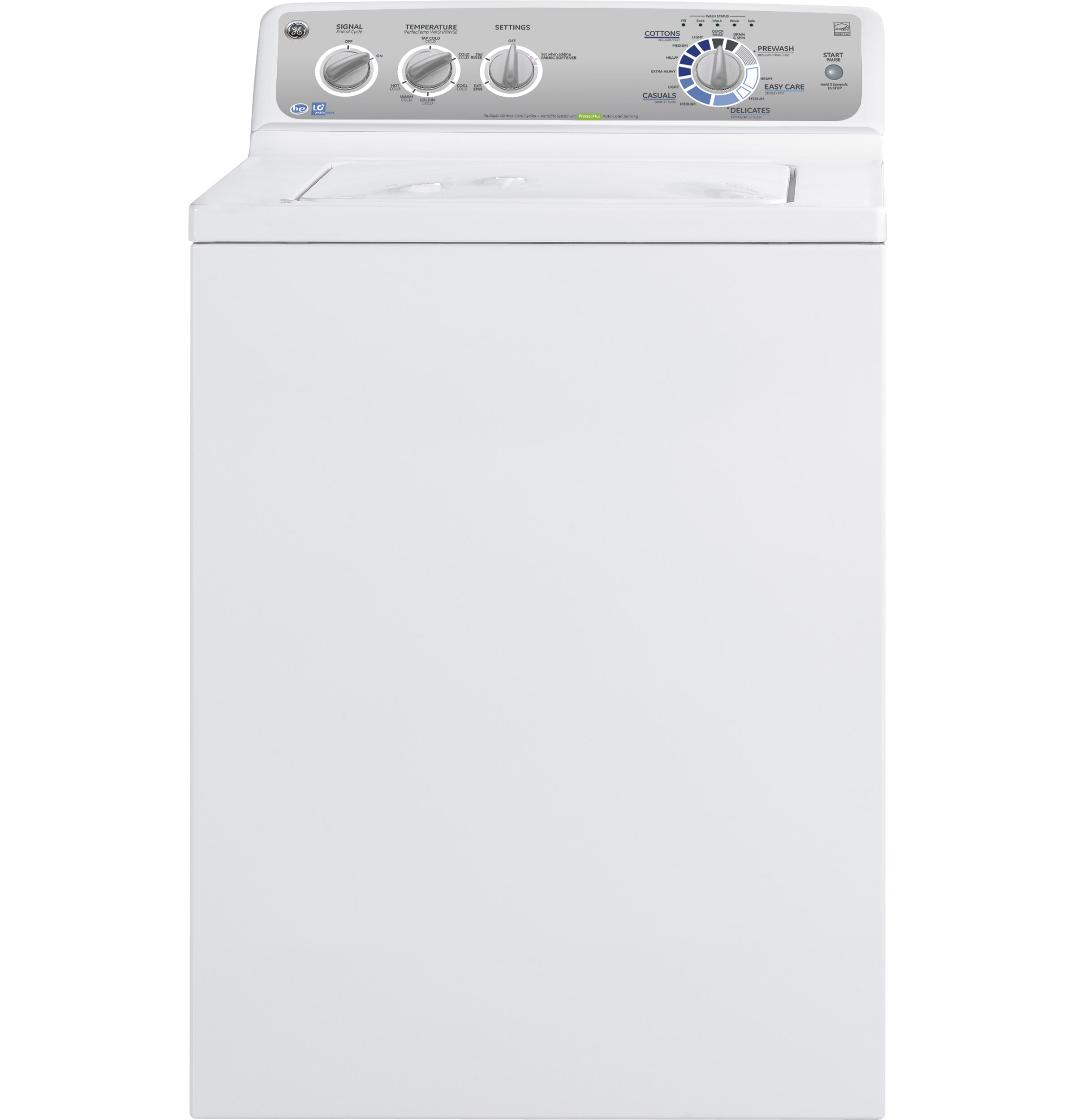 GE® 3.6 DOE  cu. ft. stainless steel capacity washer
