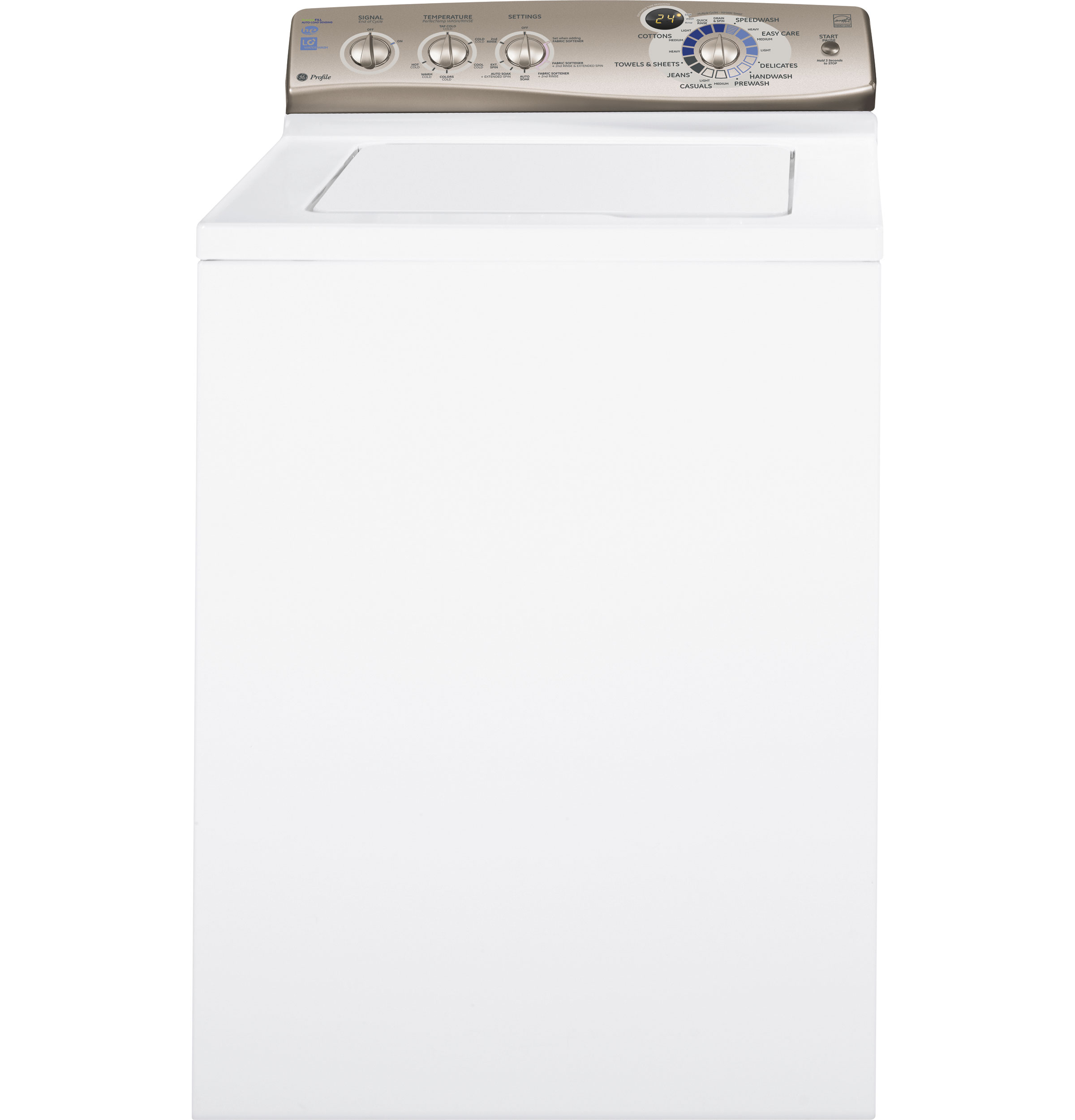 GE Profile™ 3.6 DOE cu. ft. stainless steel capacity washer