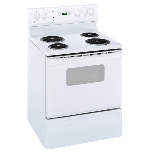 GE® 5.0 Cu. Ft. Free-Standing QuickClean™ Electric Range