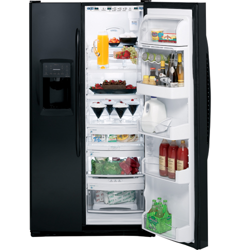 GE Profile™ ENERGY STAR® 25.5 Cu. Ft. Side-by-Side Refrigerator with Integrated Dispenser