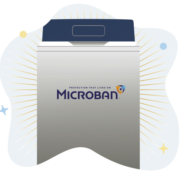 Protected with Microban®