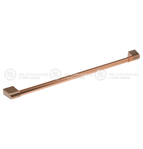 Brushed Copper Freezer Door Handle with Café Band