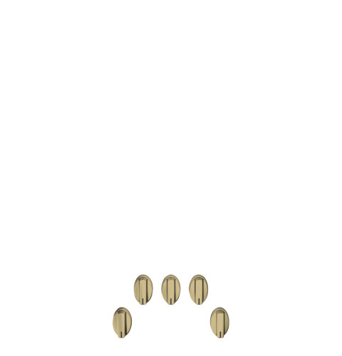 CAFÉ™ 5 Gas Cooktop Knobs - Brushed Brass