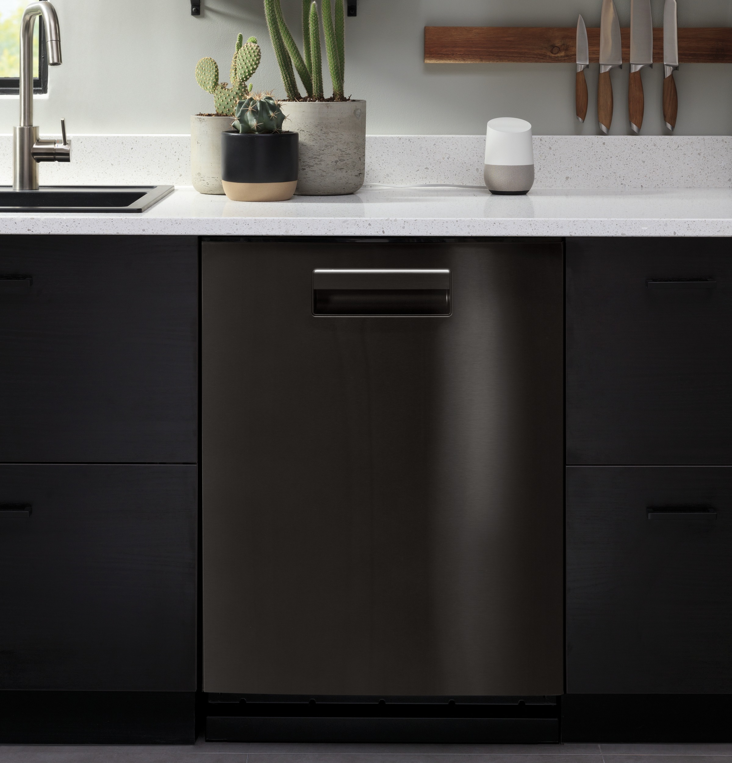 Haier Smart Top Control with Stainless Steel Interior Dishwasher with Sanitize Cycle