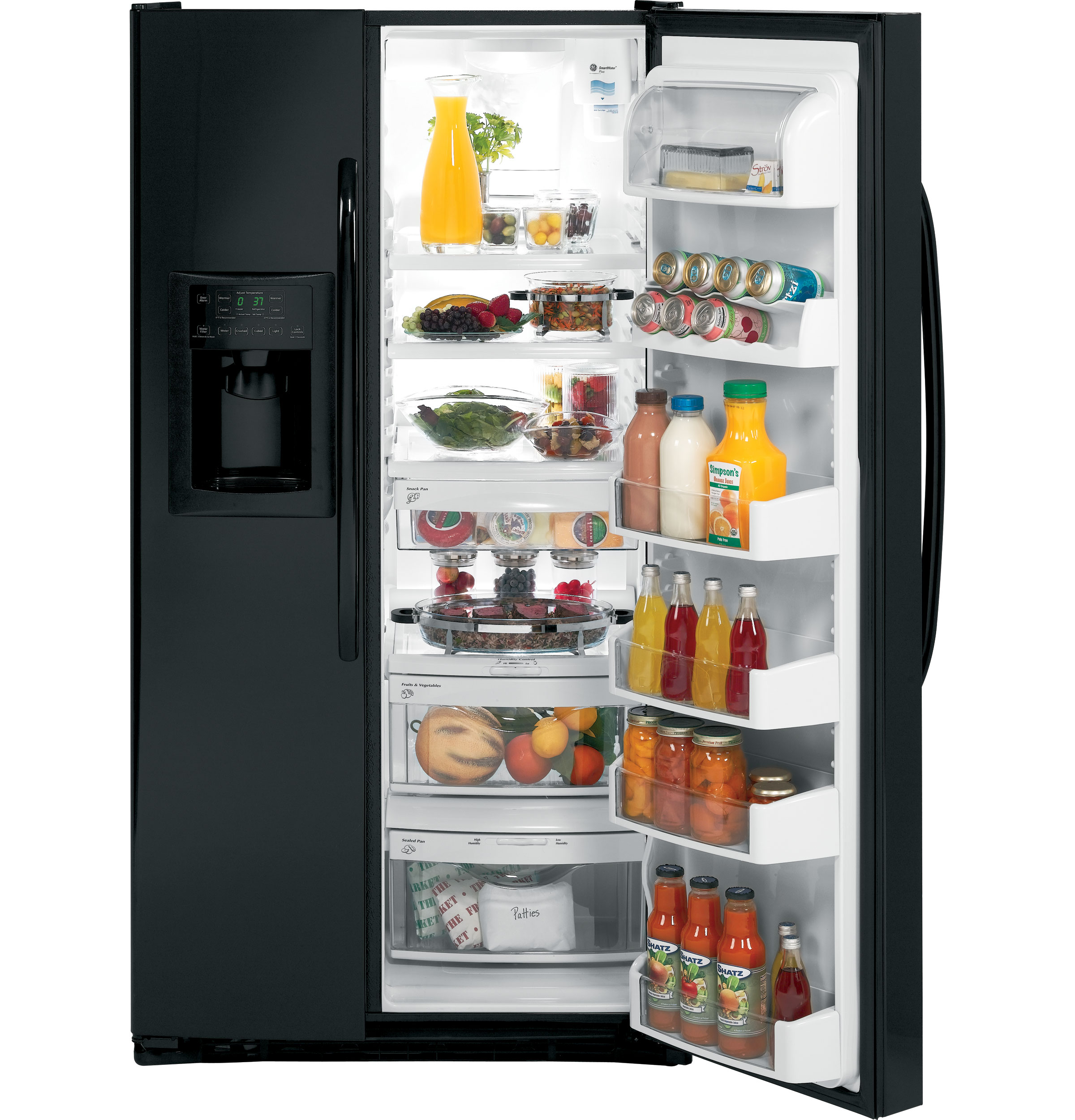GE® ENERGY STAR® 25.4 Cu. Ft. Side-By-Side Refrigerator with Dispenser