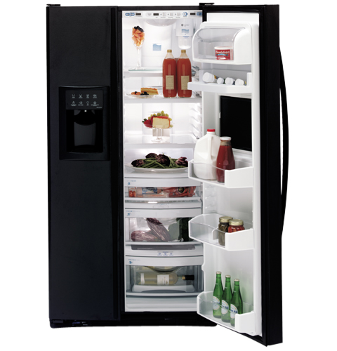 GE Profile™ 25.5 Cu. Ft. Side-by-Side Refrigerator with Refreshment Center