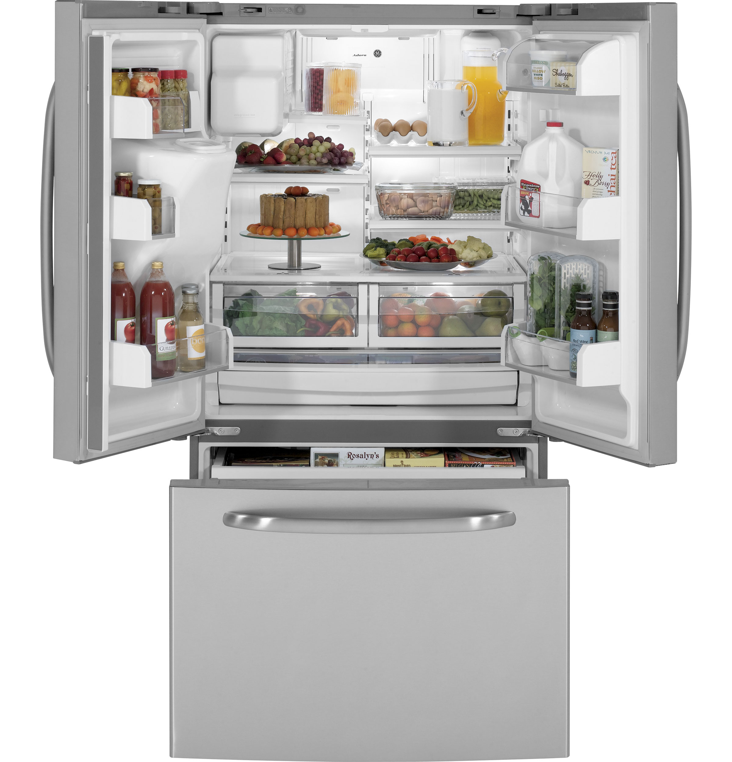 GE® ENERGY STAR® 28.5 Cu. Ft. French-Door Refrigerator with Icemaker