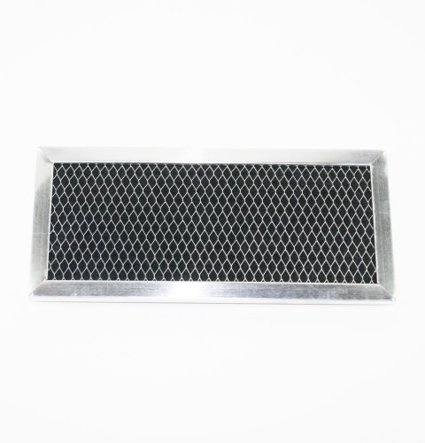 Charcoal filter replacement for microwaves with behind the door grille