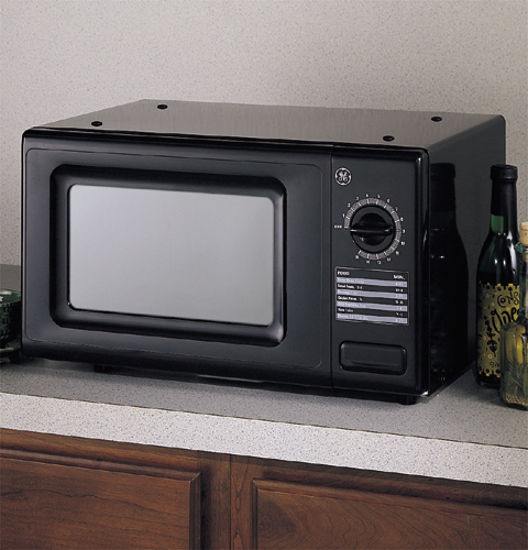 GE® Compact .7 Cu.Ft. Capacity, 700 Watt  Microwave Oven with Mechanical Dial Control