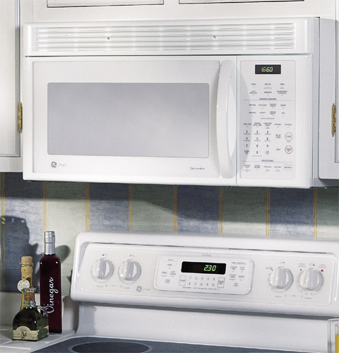 GE Profile™ 1.6 Cu. Ft. Spacemaker® XL1600 Over-the-Range Microwave Oven