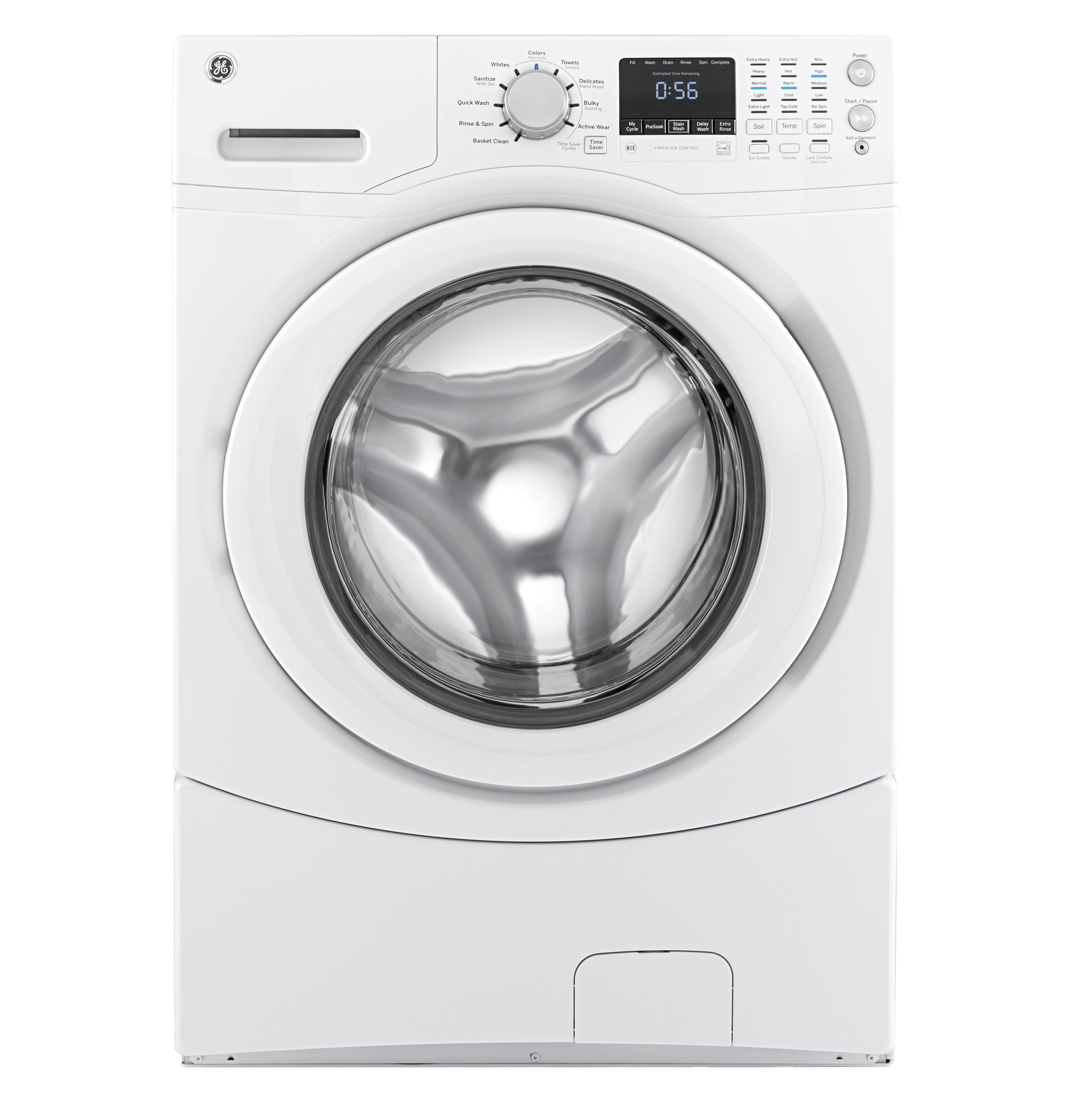 GE® ENERGY STAR® 4.3 DOE Cu. Ft. Capacity Frontload Washer