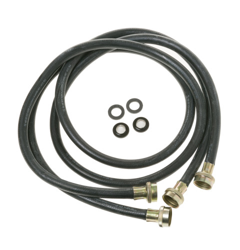 Washing Machine Fill Hoses - 2 pack (rubber) - 5'