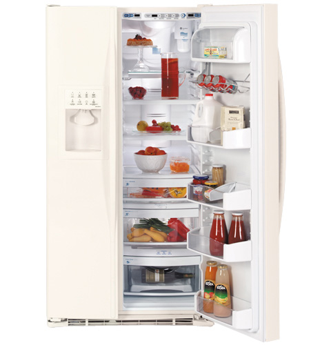 GE Profile™ ENERGY STAR® 25.5 Cu. Ft. Side-by-Side Refrigerator with Dispenser