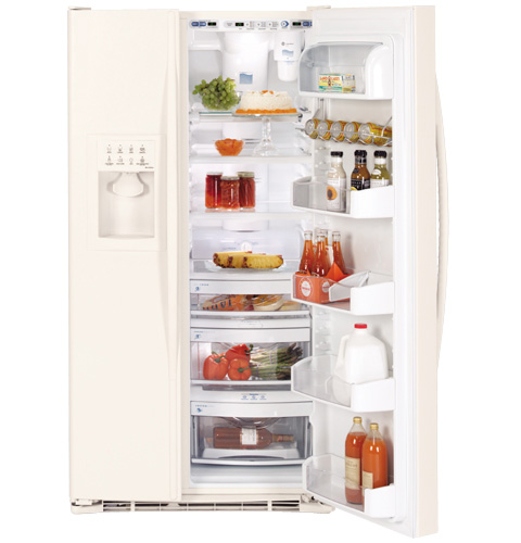 GE Profile™ ENERGY STAR® 25.5 Cu. Ft. Side-by-Side Refrigerator with Dispenser