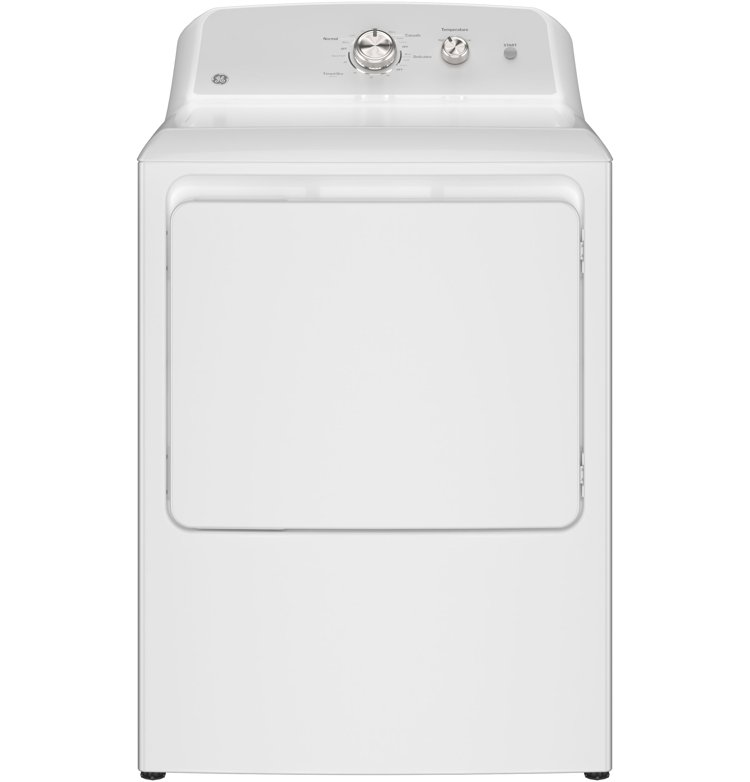 GE® 7.2 cu. ft. Capacity Electric Dryer with Up To 120 ft. Venting​ and Reversible Door​