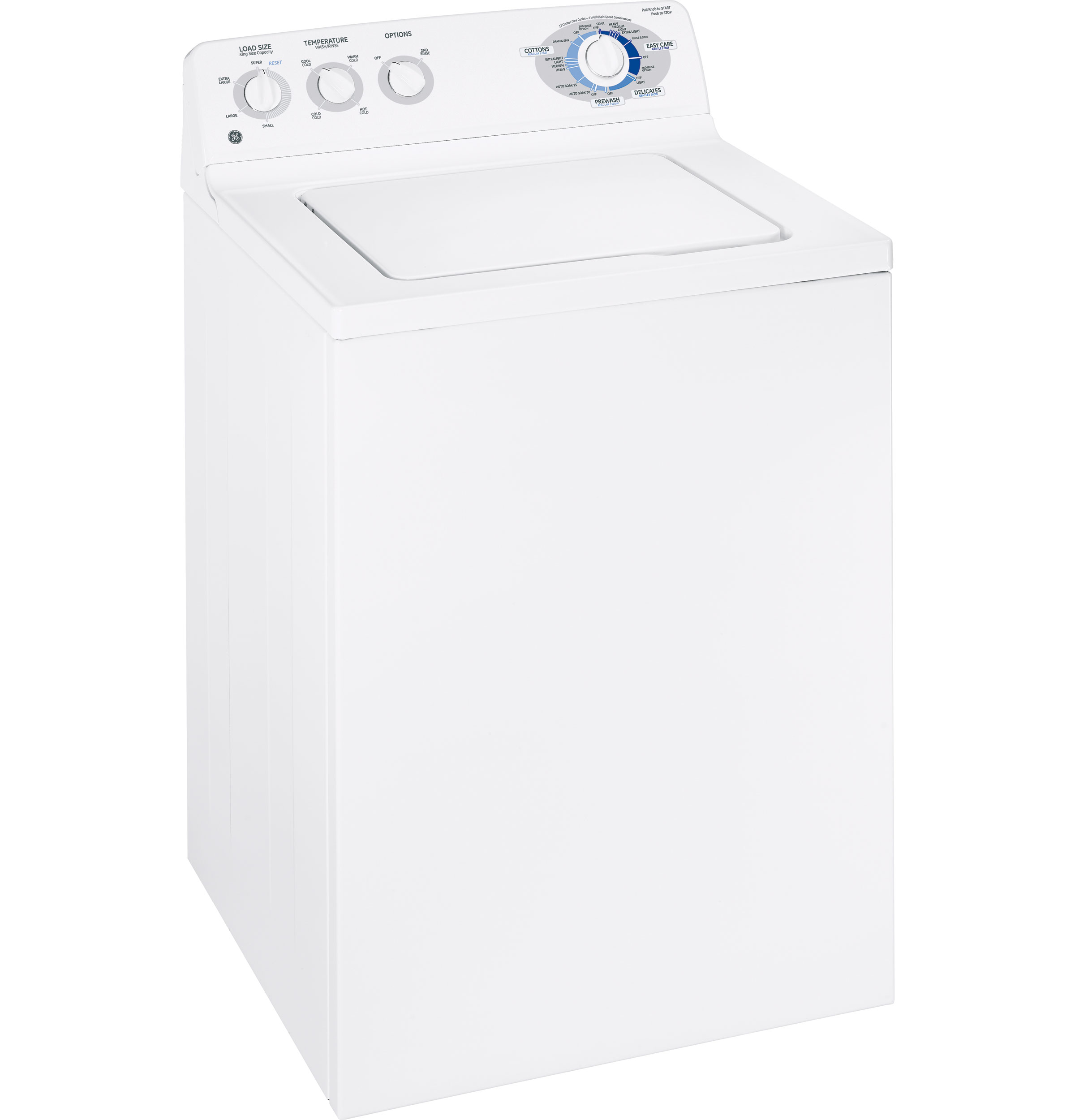 GE® 3.5 Cu. Ft. King-size Capacity Washer with Stainless Steel Basket