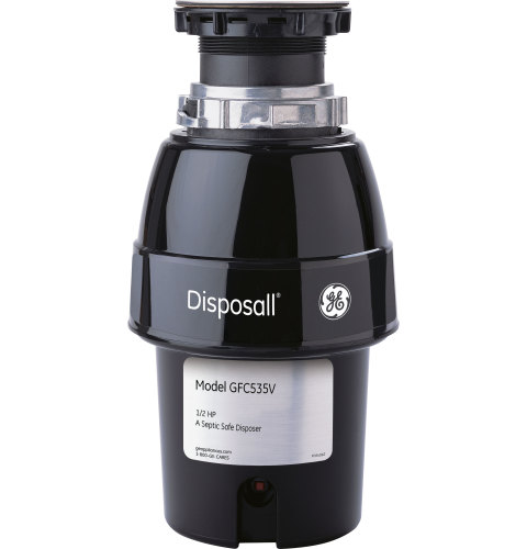 GE DISPOSALL® 1/2 HP Continuous Feed Garbage Disposer Corded