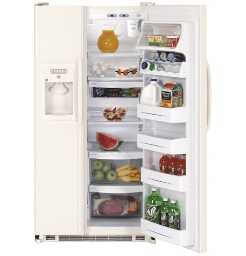 GE® 21.9 Cu. Ft. Capacity Side-By-Side Refrigerator with Dispenser