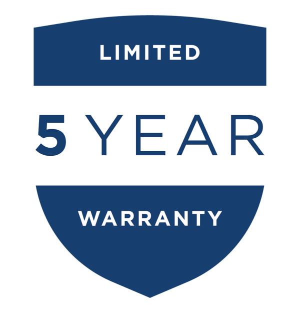 5 Year Warranty