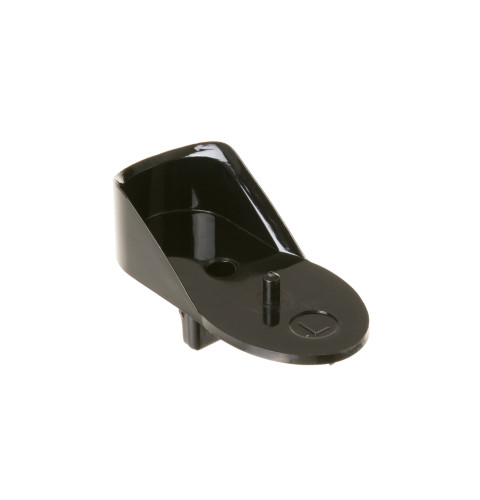 MICROWAVE LOWER BASE HANDLE TRIM - BLACK