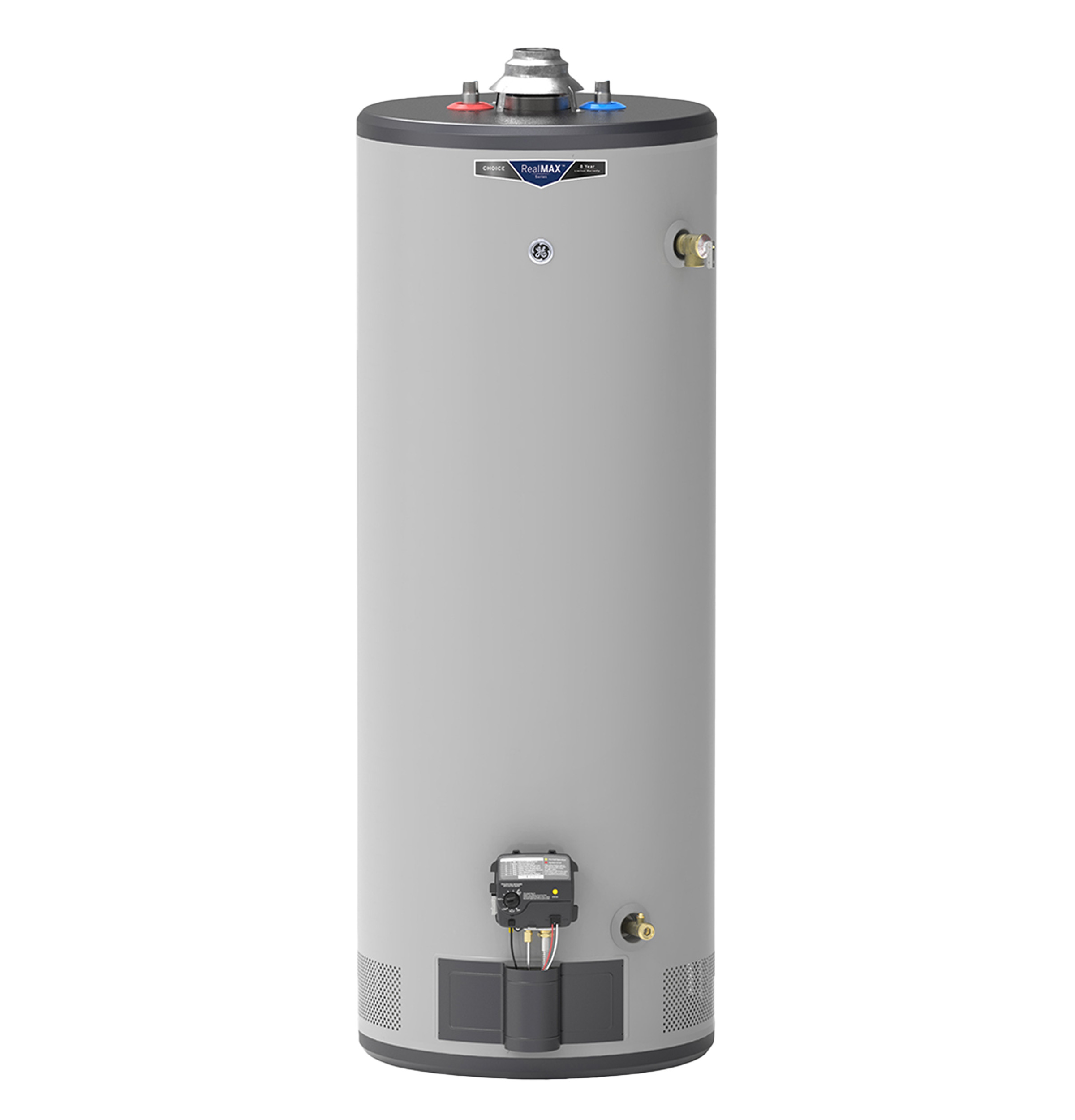GE RealMAX Choice 50-Gallon Tall Natural Gas Atmospheric Water Heater