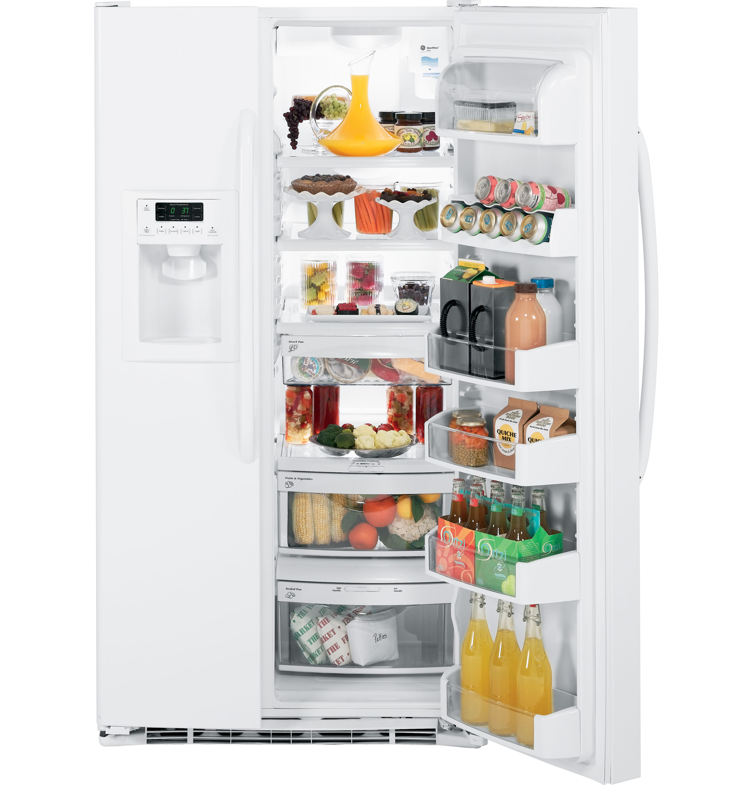 GE® ENERGY STAR® 25.4 Cu. Ft. Side-By-Side Refrigerator with Dispenser