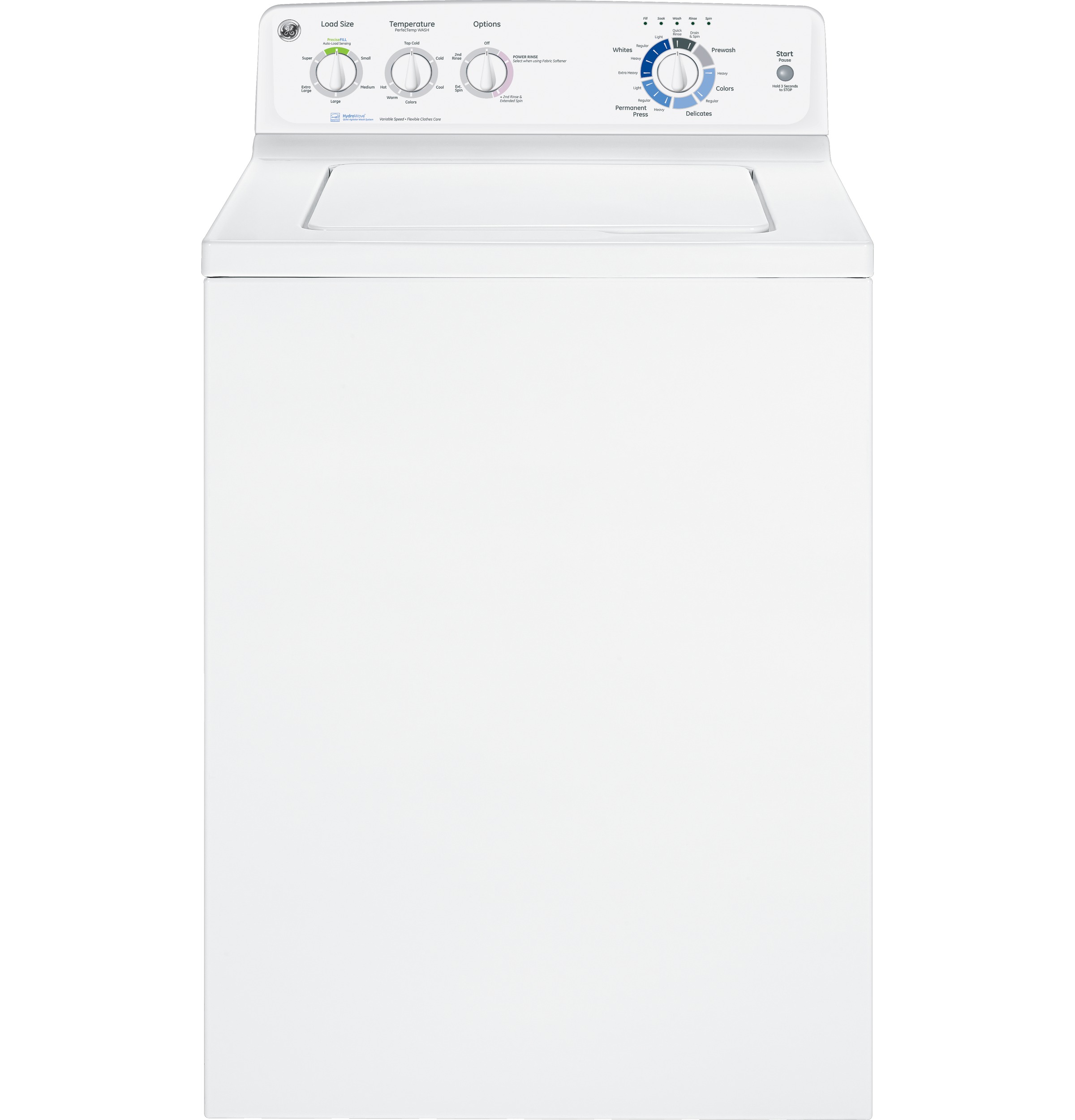 GE® 3.7 DOE cu. ft. capacity washer