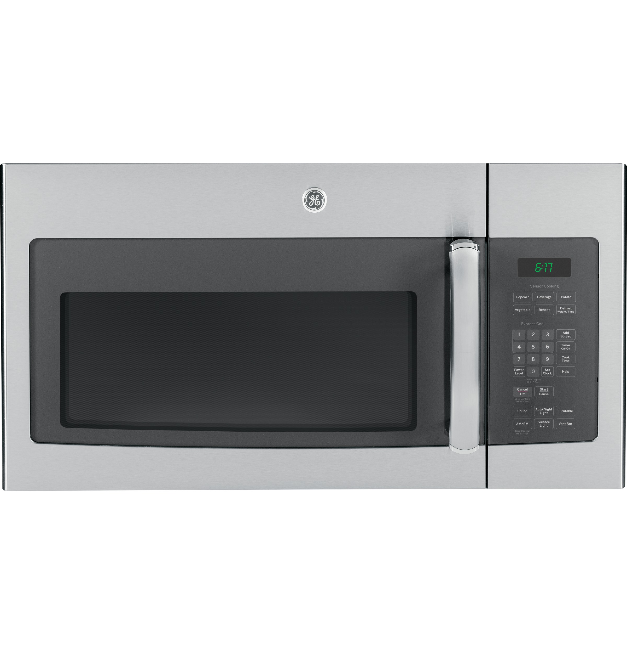 GE® Series 1.7 Cu. Ft. Over-the-Range Sensor Microwave Oven