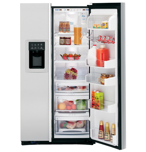 GE Profile Arctica CustomStyle™ 22.6 Cu. Ft. Stainless Side-By-Side Refrigerator