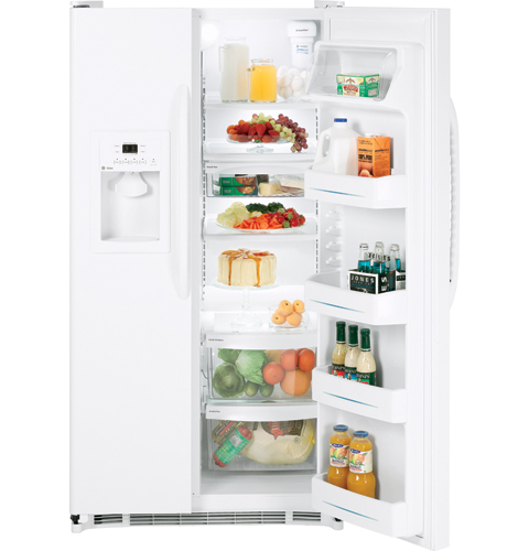 GE® 25.0 Cu. Ft. Side-By-Side Refrigerator with Dispenser