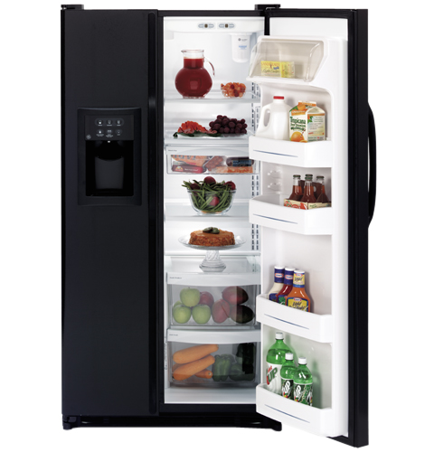 GE® ENERGY STAR® 24.9 Cu. Ft. Capacity Side-By-Side Refrigerator with Dispenser