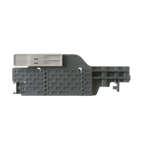 Dishwasher upper adjustable rack bracket