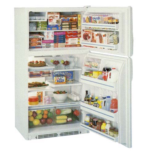 GE® 20.6  Cu. Ft. Capacity Top Freezer Refrigerator