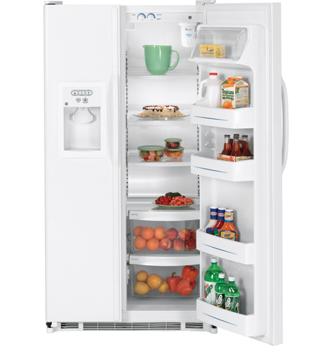 GE® 22.0 Cu. Ft. Side-By-Side Refrigerator with Dispenser