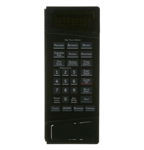 MICROWAVE CONTROL PANEL - BLACK